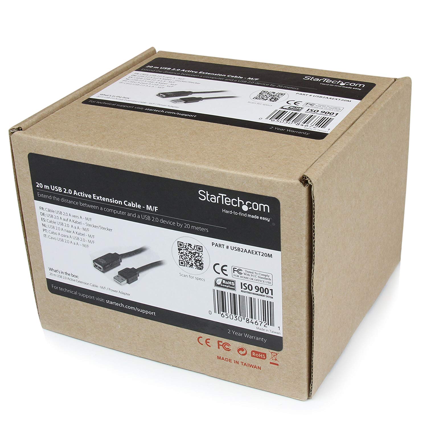 20M USB 2.0 ACTIVE EXTENSION, Black, 65.6 ft - Image 4