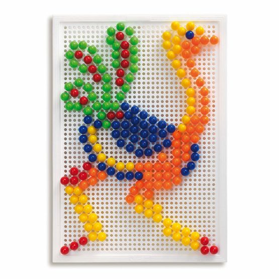 Quercetti 0952 Quercetti-0952 FC Portable Large d.10, Kids' Mosaic Kits-STEAM Toy, Multicolored - Image 3