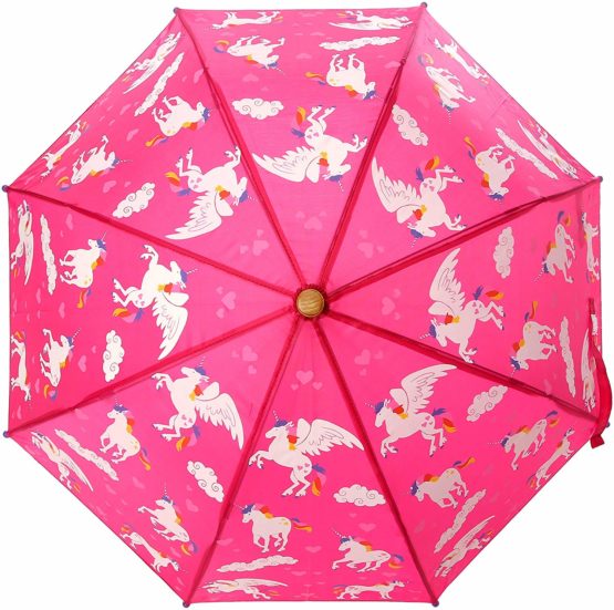 Hatley Girl's Printed Umbrella, Unicorn, One Size UK - Image 2