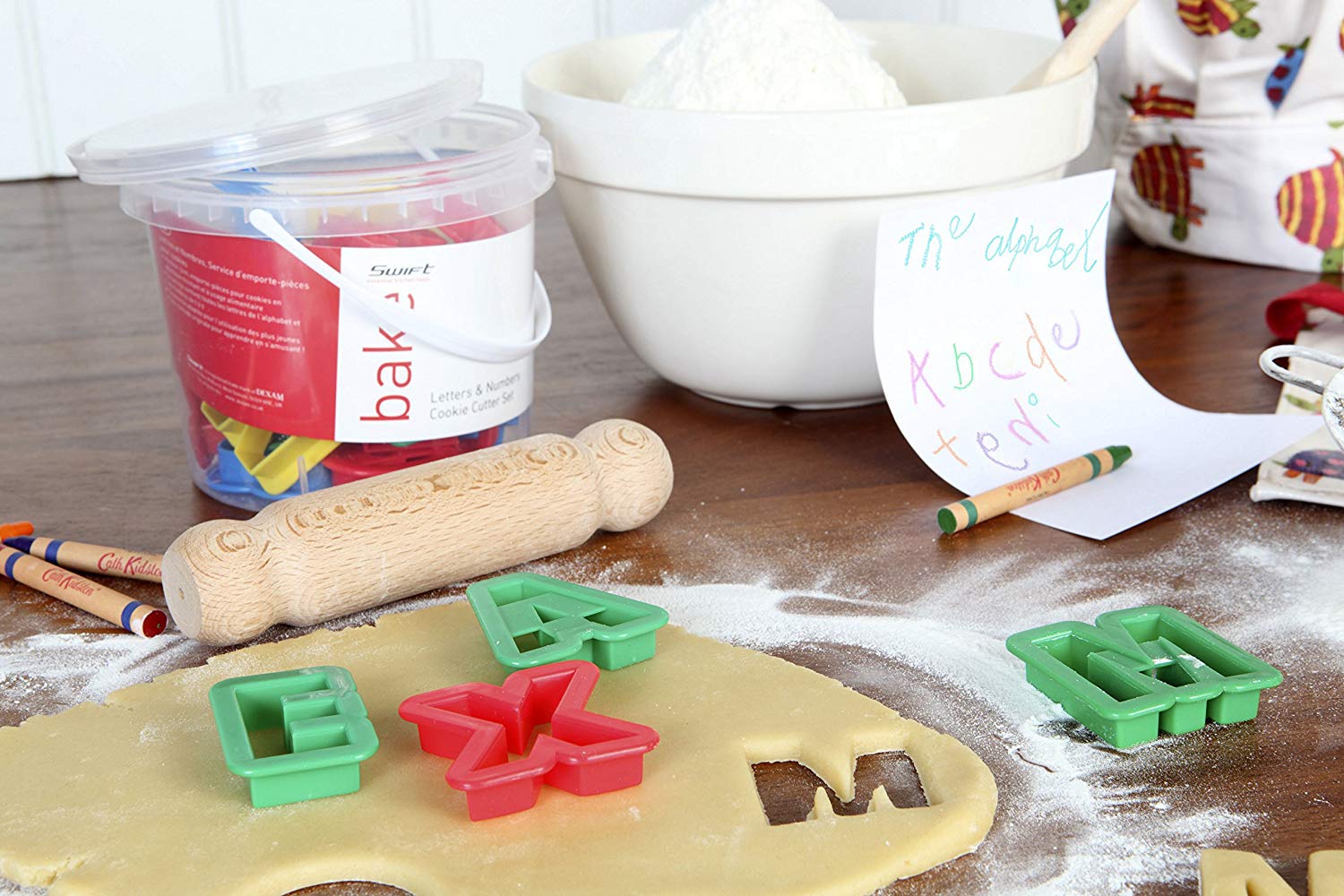 Dexam Plastic Letters and Numbers Cookie Cutters, Set of 36, Multi, 17848887 - Image 4