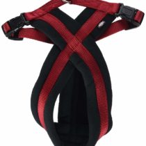 Trixie Premium Harness with Fleece Padding, Red, S–M: 40–70 cm/20 mm