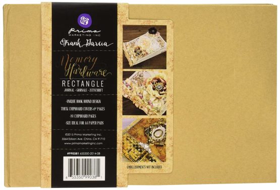 Prima Marketing Memory Hardware Chipboard Journal 5.75 x 8.75-inch, Rectangle, 8 Pages - Image 2