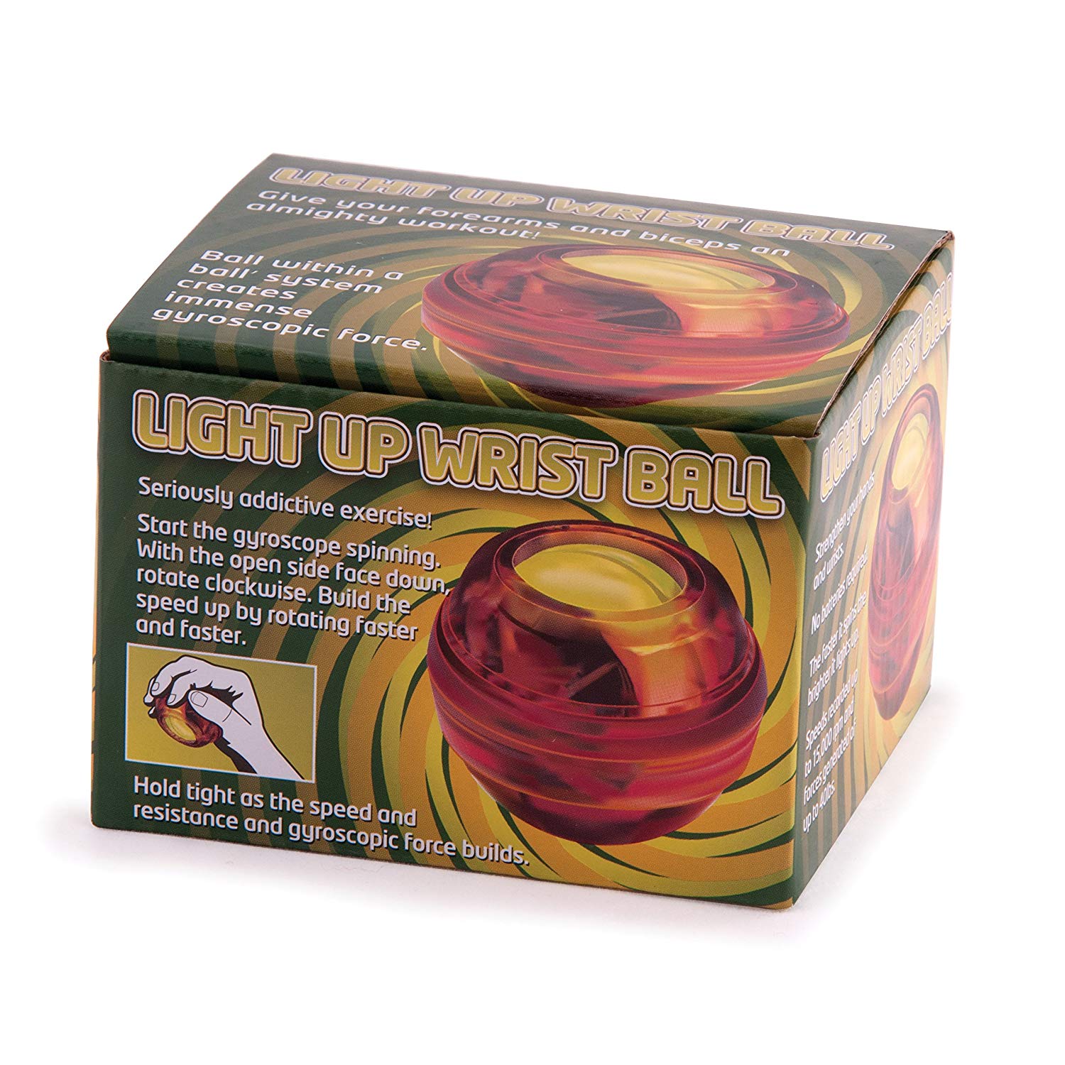 Funtime Gifts ET7950 Light Up Wrist Ball, Orange - Image 4