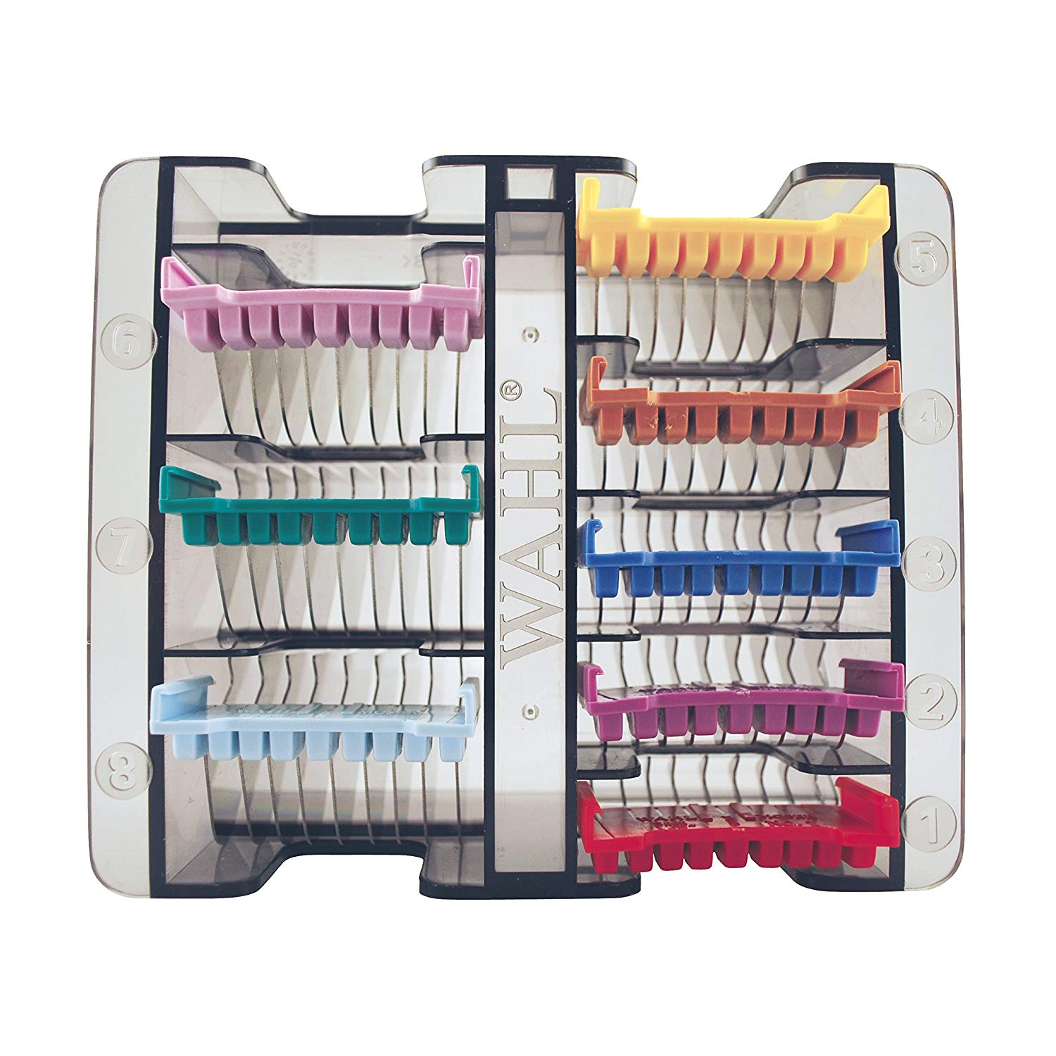 Wahl Stainless Steel Comb Set, Coloured Attachment Combs, For Wahl Arco, Belisima, Bravura and Chromstyle