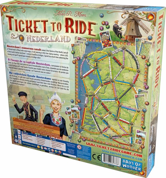 Days of Wonder | Ticket to Ride Nederland Board Game EXPANSION | Board Game for Adults and Family | Train Game | Ages 8+ | For 2 to 5 players | Average Playtime 30-60 Minutes - Image 2