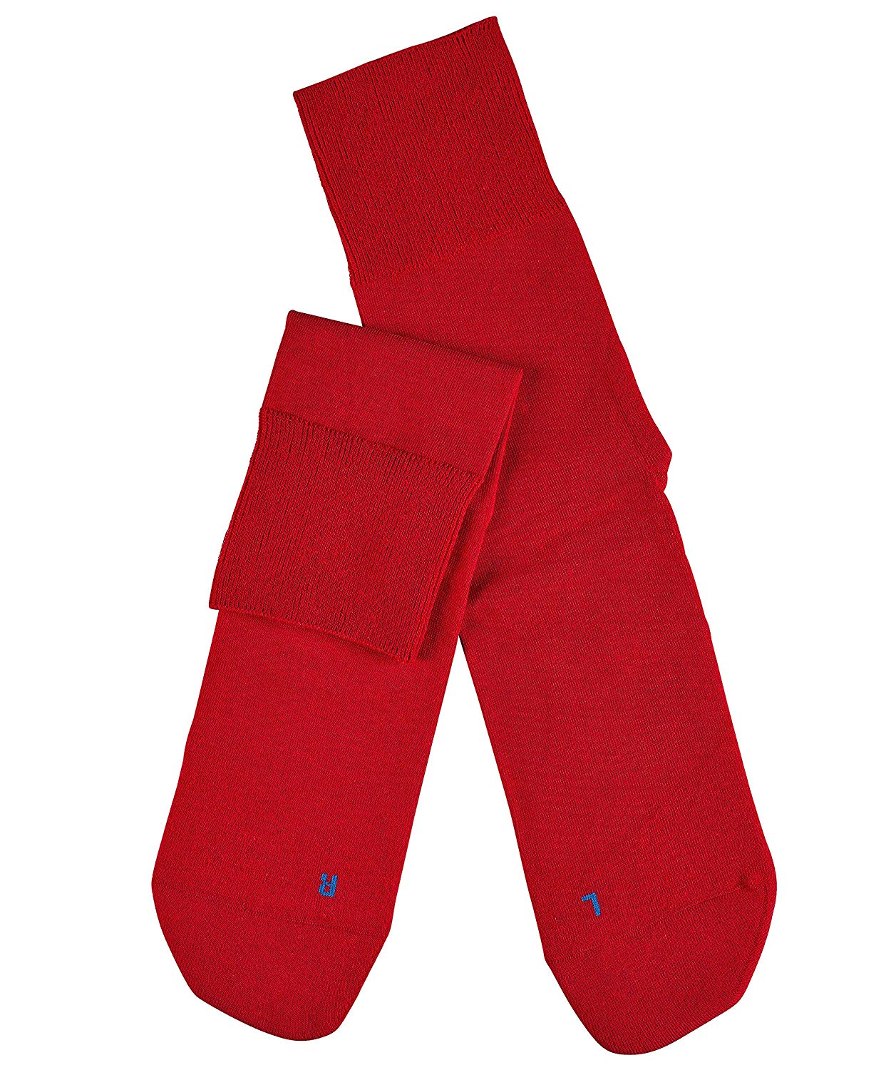 FALKE Unisex Run U Sso Cotton Plain 1 Pair Socks, Red Fire 8150, 4-5 - Image 2