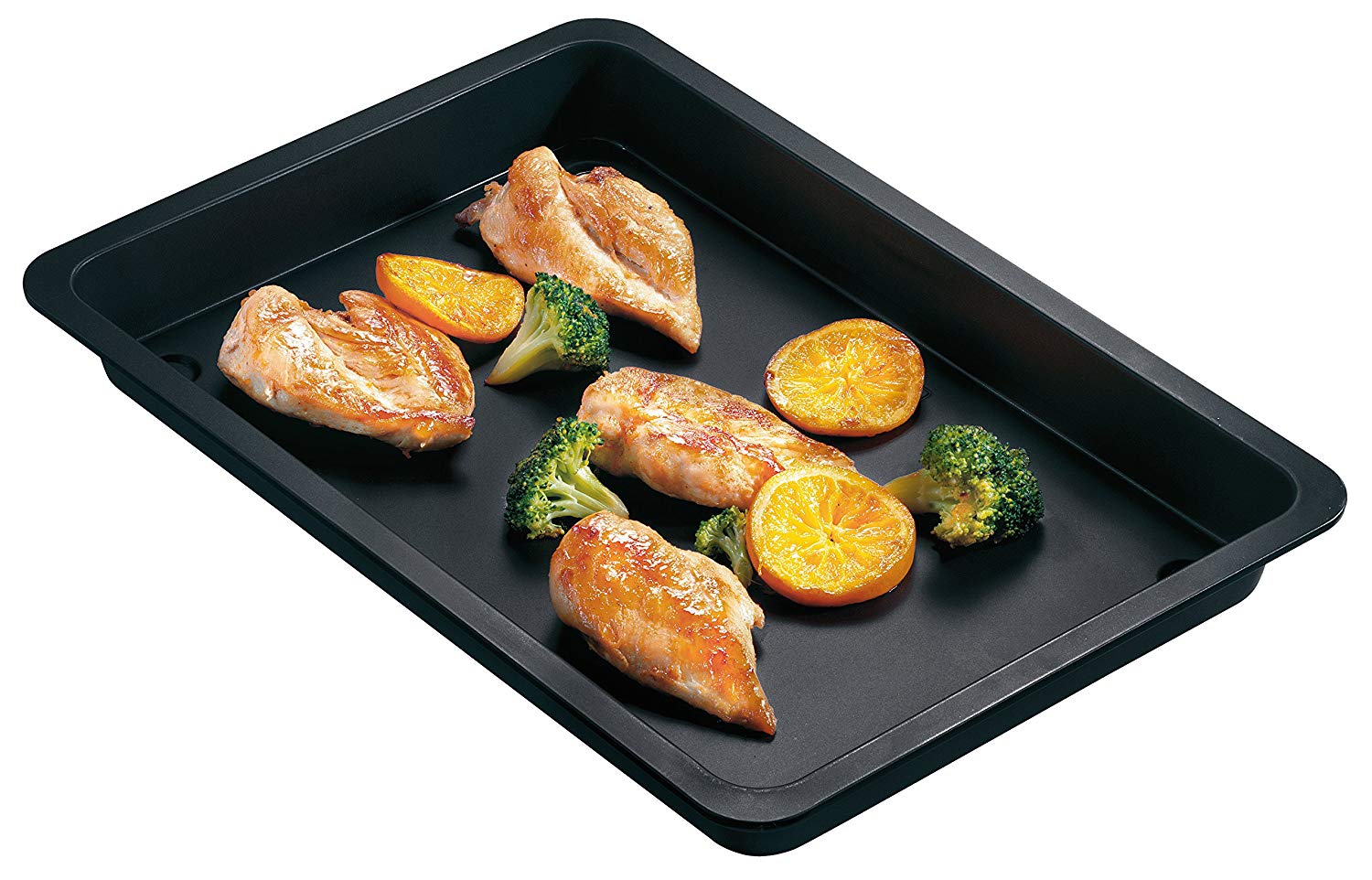 Zenker Special Cooking Frying Proof Dish, Enamel, Black, 42 x 29 x 4 cm - Image 2