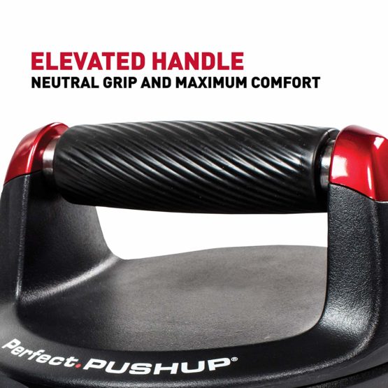 Perfect Fitness Push Up V2, Poignées de Push-Up, Équipement Fitness Pour La Maison et la Salle de Sport, Noir, Pack de 2 - Image 3