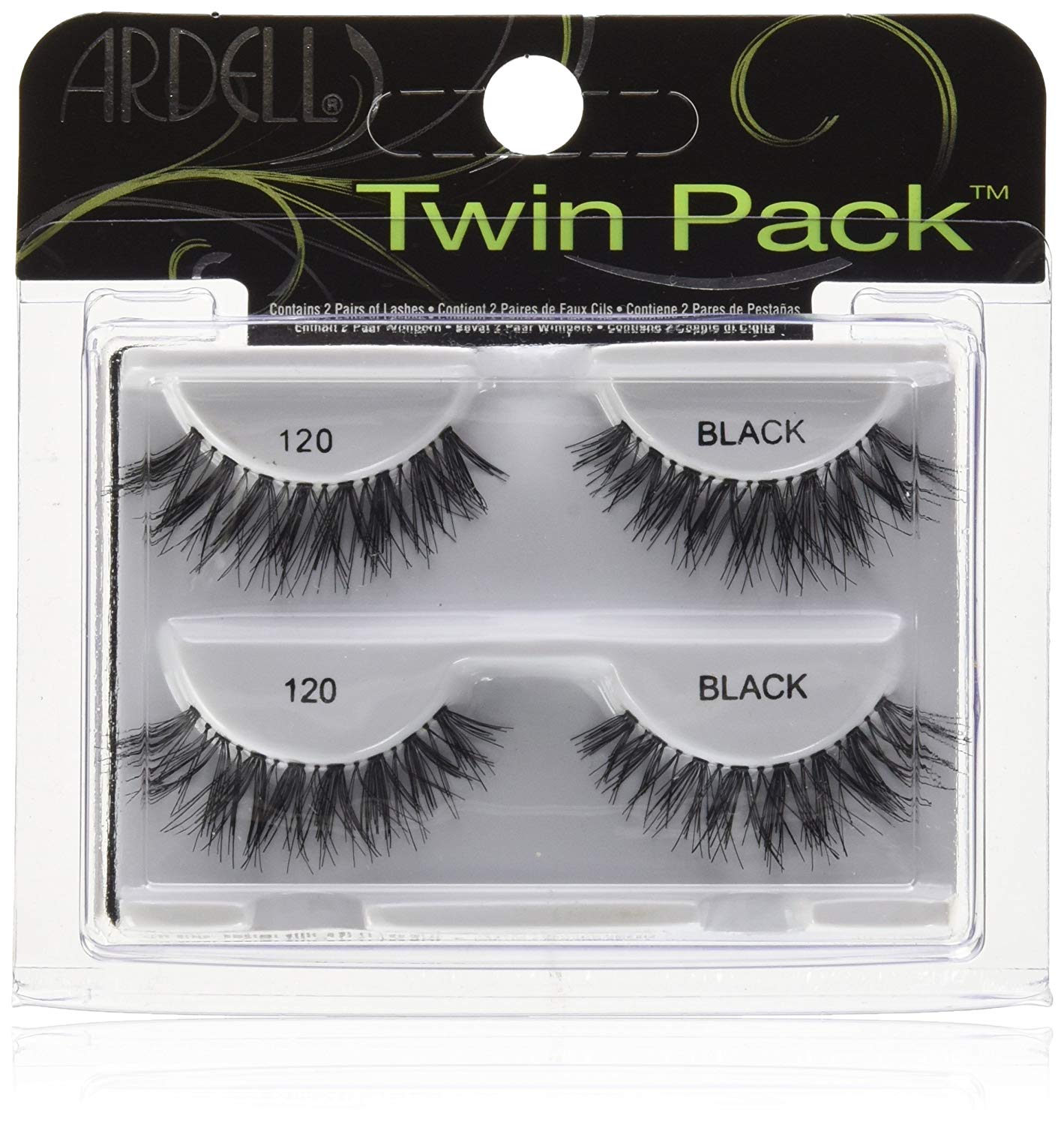 ARDELL - the original Twin Pack Lash 120 black, 2 works, 1 pair (Pack of 1)