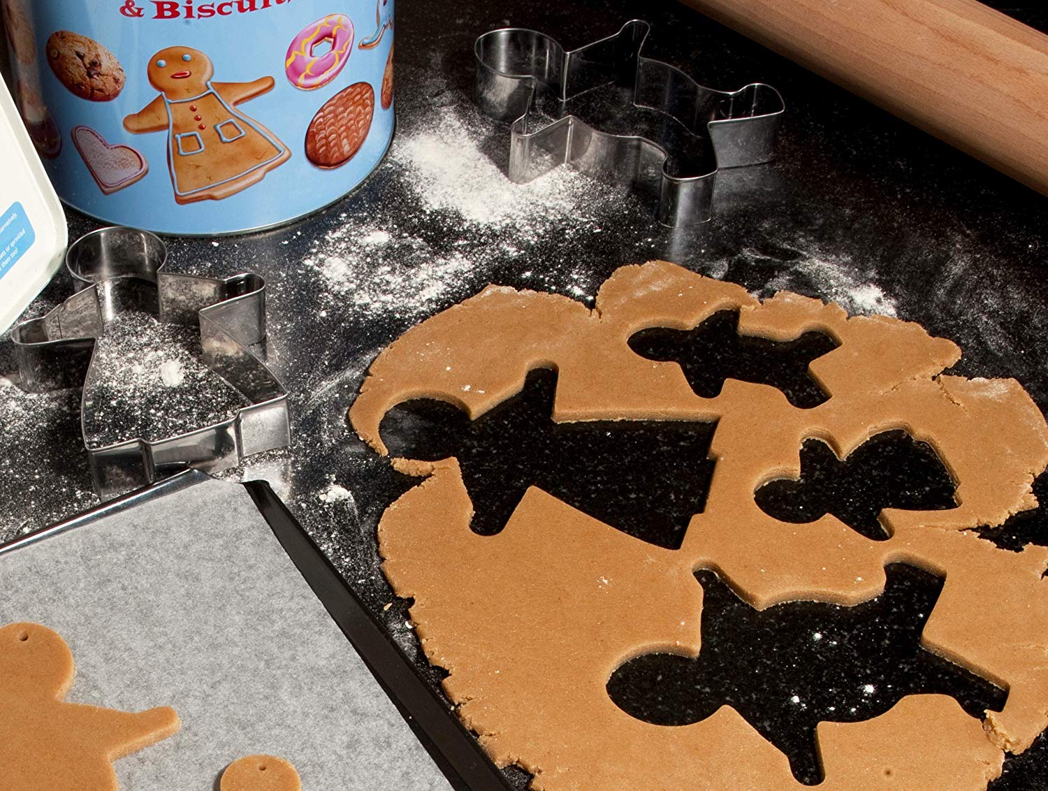 Tala Gingerbread Family Cutter Set, Pack of 4 Stainless Steel Cutters - Image 3