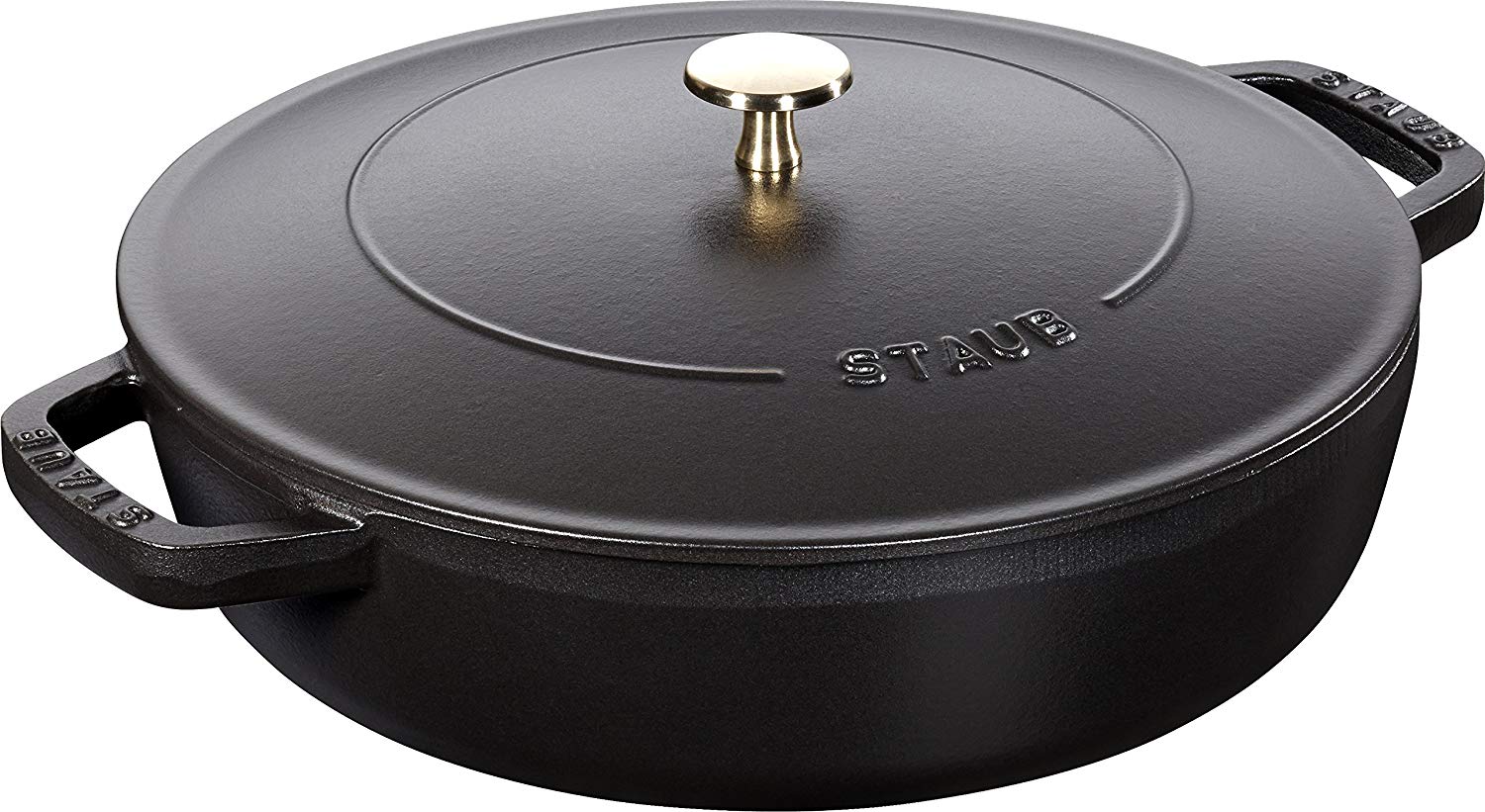 Staub 40511 472/0 with Chistera 28 cm Cast Iron Black