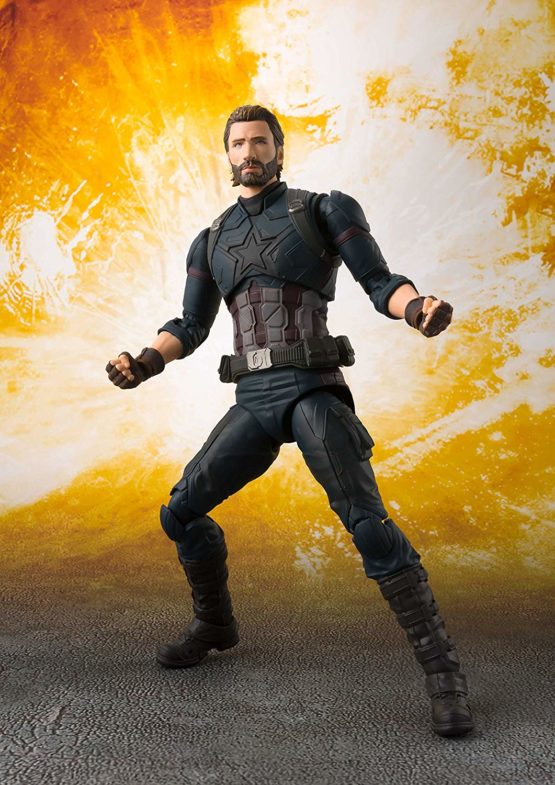 Bandai Tamashii Nations S.H. Figuarts Captain America Tamashii Effect Explosion Avengers Action Figure - Image 4