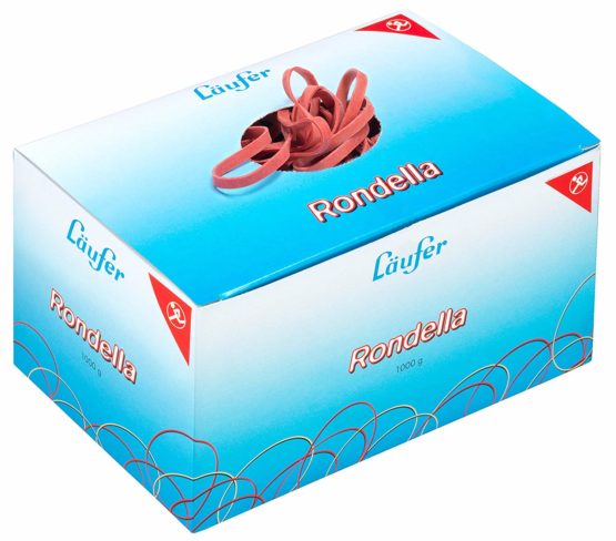 Läufer Rondella Rubber Bands 1kg Box 150x10 mm/100 mm Ø