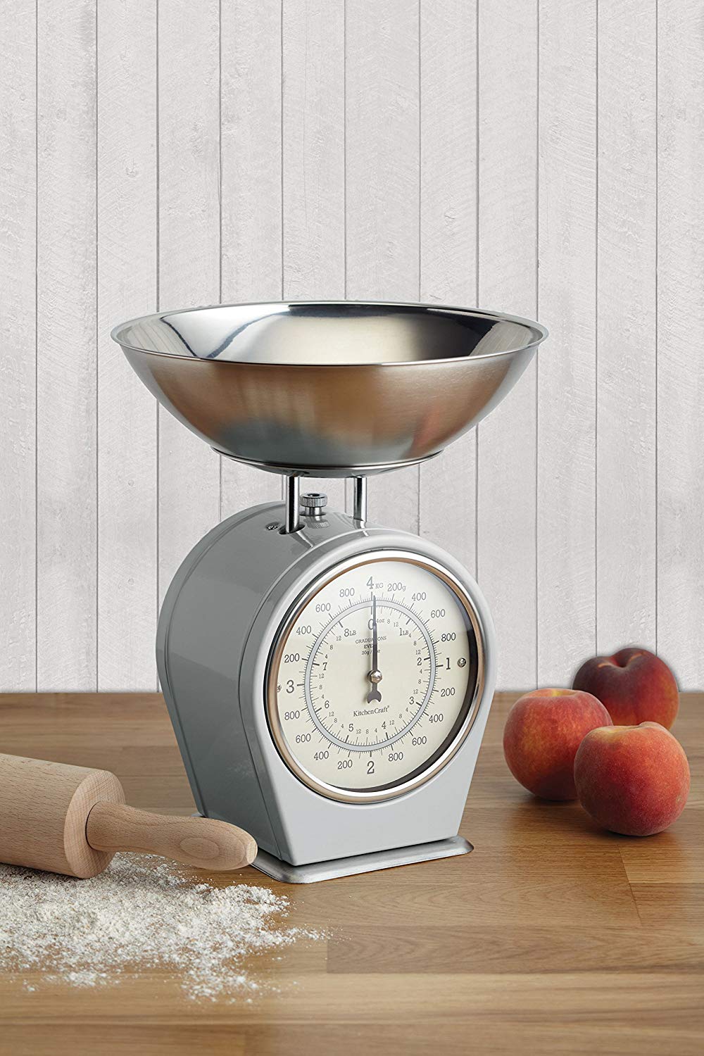 KitchenCraft Living Nostalgia Mechanical Kitchen Scales, Vintage Inspired Traditional Weigh Scales - Image 3