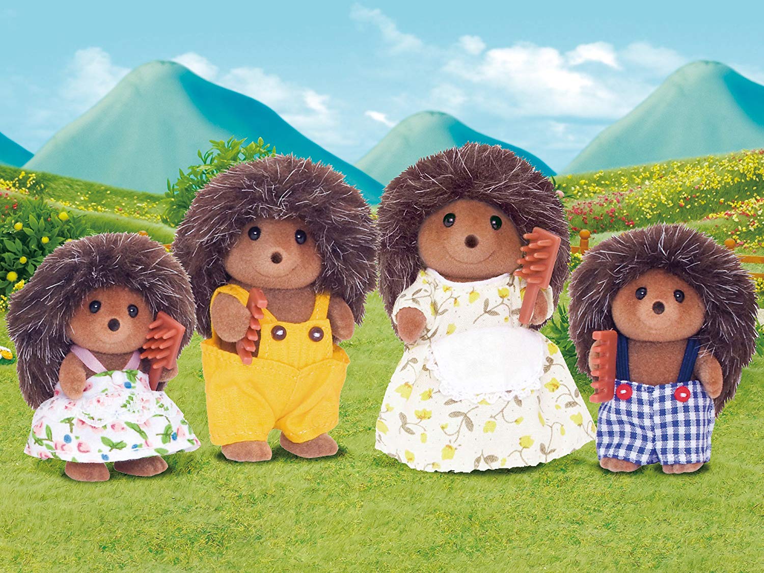 Sylvanian Families Hedgehog Family - dollhouse playset 4018, 20.1 x 15.0 x 5.6 - Image 4