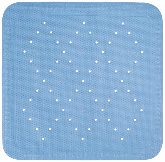 Kleine Wolke Calypso Shower Mat, PVC, Blue, 55 x 55 x 1 cm