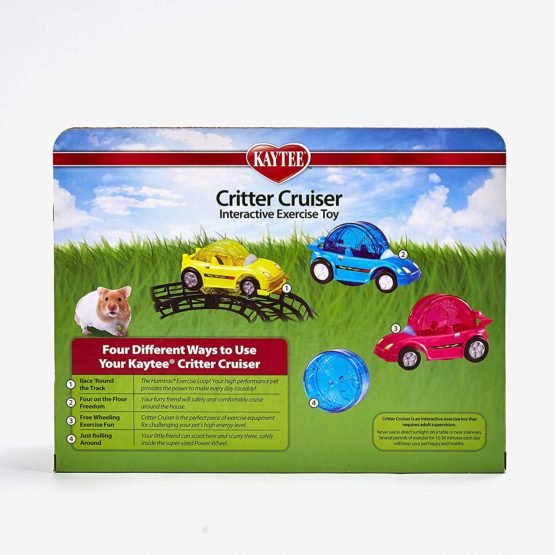 Kaytee Critter Cruiser, Interactive Exercise Toy, Ball, Safe, Secure, for Hamsters, Gerbils (Colours May Vary) - Image 3
