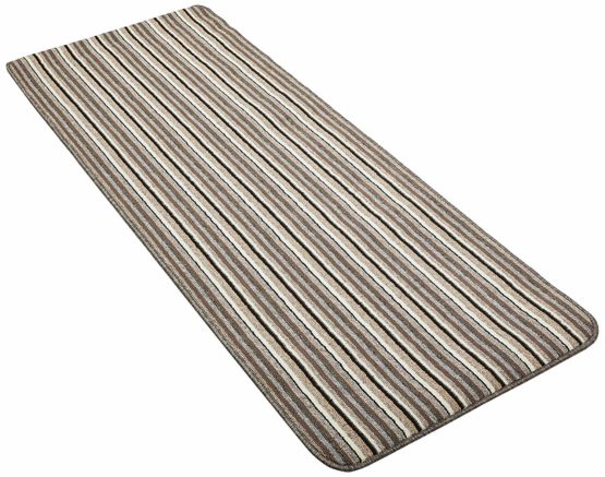 Dandy by William Armes, Ios Stripe Indoor Washable Runner, Silver, 180 x 67 - Image 2