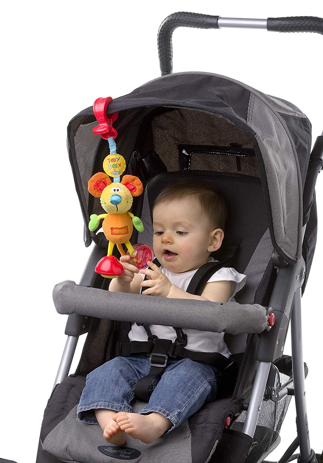 Playgro Dingly Dangly Mimsy Rattle Mirror Feet’s Baby Hanging Toys, Development Toy for Baby 0+ Months - Image 2