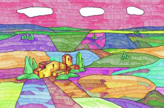 edding 1200 colour pen fine - carmine red - 10 pens - round tip 1 mm - felt-tip pen for drawing and writing - for school or mandala - Image 2