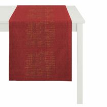Apelt Table Runner, Polyester, red, 48 x 140 x 0.5 cm