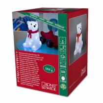 Konstsmide 6159-203 LED "Baby Bear" / For Indoor Use (IP20) / Battery Operated: 3xAAA 1.5V (excl.) / 16 Ice White Diodes