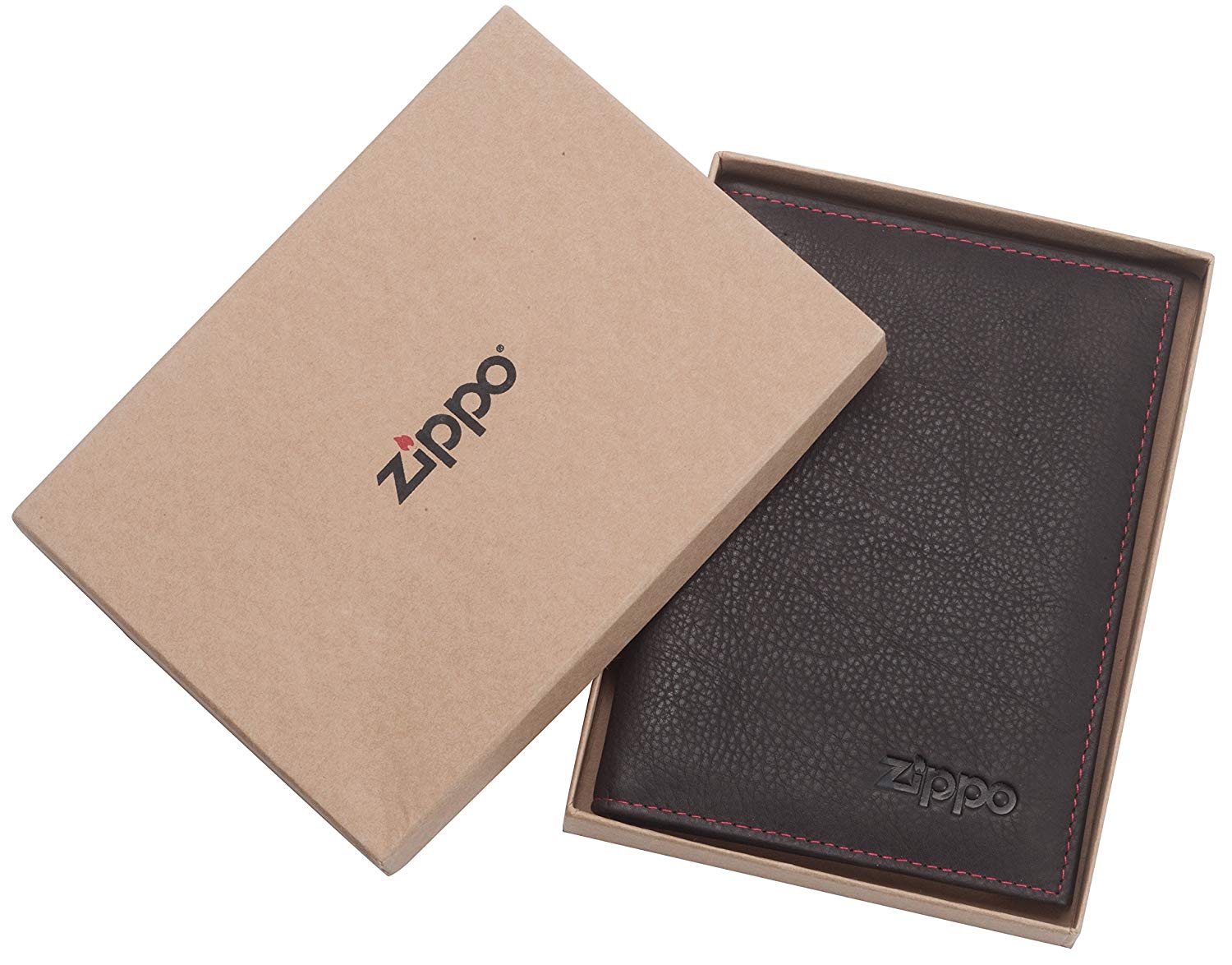 Zippo - Card Case, Leather, Mocha, Credit Card Holder for Women and Men 13 Card Slots, 5.5 x 3.8 x 1.2 cm - Image 3