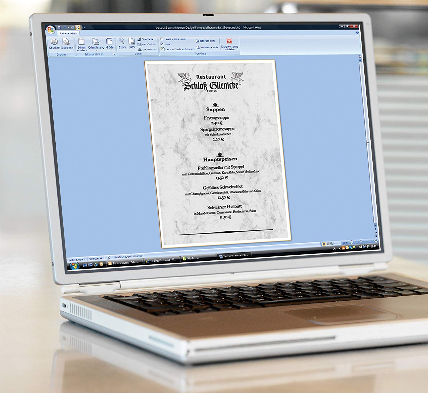 SIGEL DP396 Marbled Writing Paper, A4, 200 gsm double sided, Grey, 50 sheets - Image 2