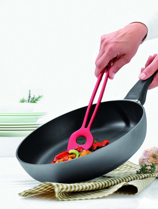 Koziol "Chef2 Spoon Tongs, Black - Image 3