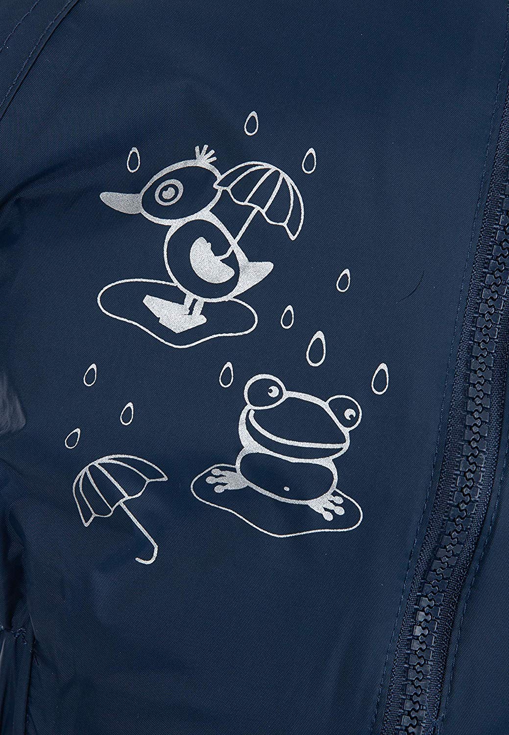 Trespass Waterdicht Drip Drop Outdoor regenpak voor kinderen, marineblauw, 5/6 jaar