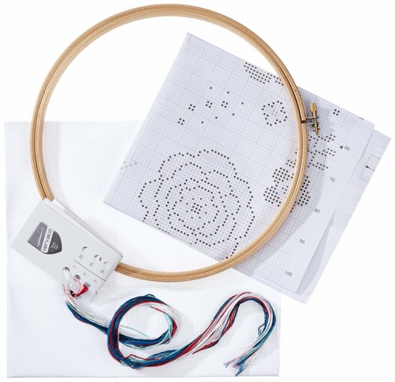 Vervaco Counted Cross Stitch Kit: Modern Flowers, Other, NA, 24cm - Image 3
