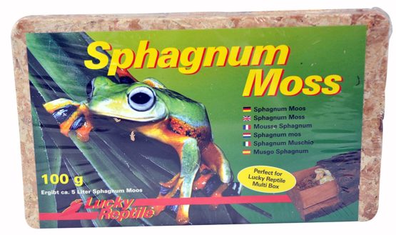 Lucky Reptile SM-100 Spaghnum Moss Brick, 100 g