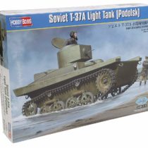 Hobbyboss 1:35 Scale Soviet T-37 A Light Tank Podolsk Model Kit (Grey)