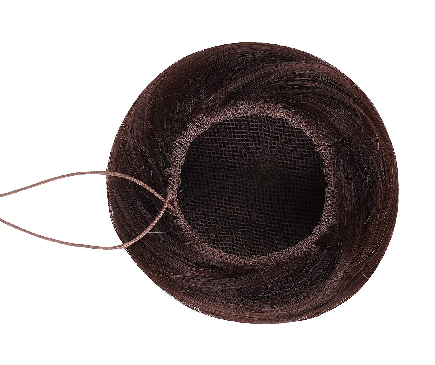 American Dream Small Size Human Hair Bun, Dark Brown Number 2 - Image 3