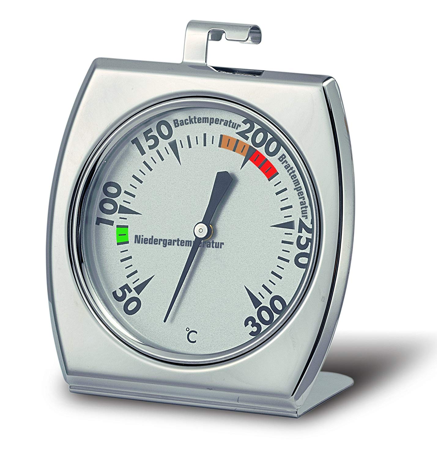 Sunartis T837H Oven Thermometer Stainless Steel Approx. 7 x 8 cm, Stainlesssteel, 1 - Pack