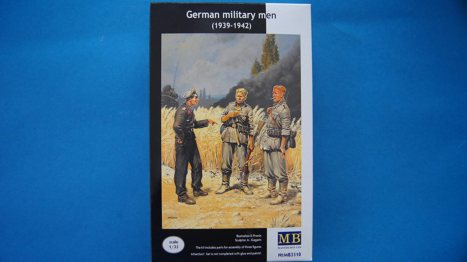 Masterbox 1:35 Scale German Military Men (1939-1942) Figure, Green, Medium