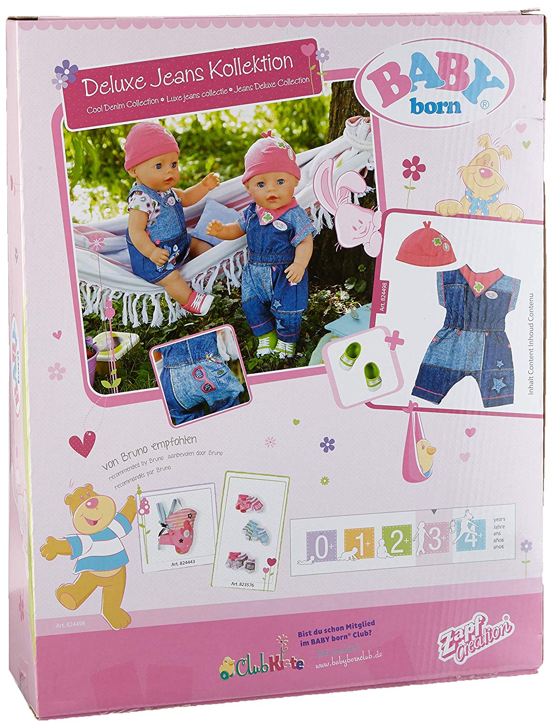 Baby Born 824498 Deluxe Jeans Collection, Assorted Model, Multicolor - Image 3