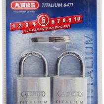 ABUS 64TI/40 40mm Titalium Padlock (Pack of 2)