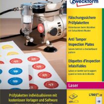 Avery Zweckform Fälschungssichere Test Badges White 20 mm Pack of 480