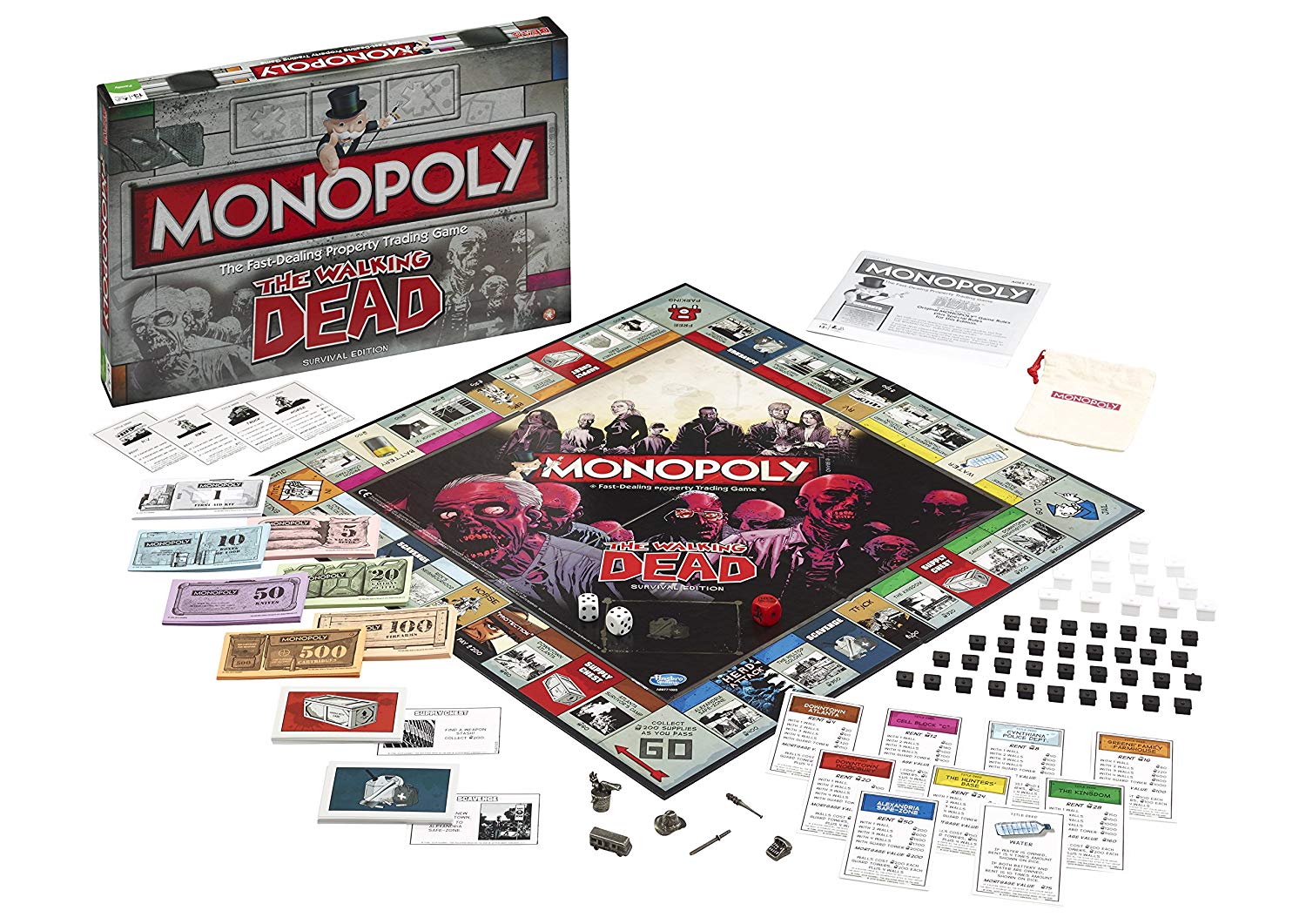 Winning Moves The Walking Dead Monopoly Board Game - Image 3