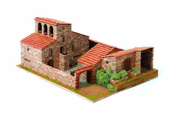 DOMUS-KITS Domus Kits40450 2454 Pieces Rustica 7 House Model, 1:60 Scale, Multicoloured