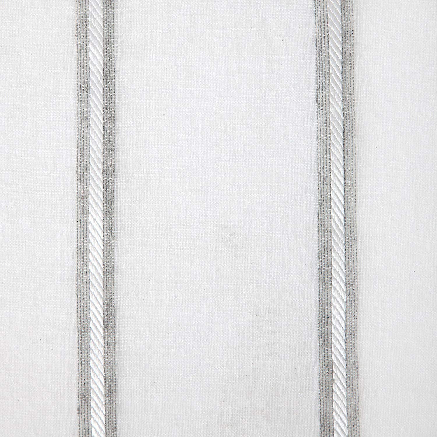 Eurofirany Curtain, Polyester, White, 0.02 x 140 x 250 cm, W 55.1" x L 98.4" (1 Panels) - Image 2