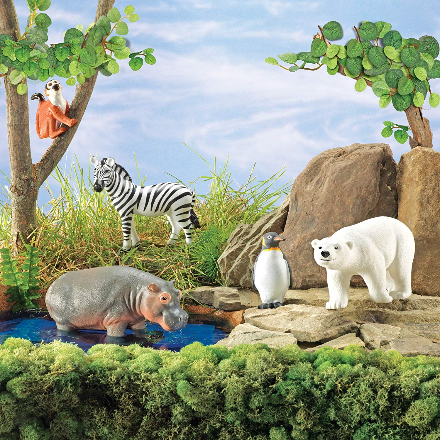 Learning Resources Jumbo Zoo Animals, Multicoloured - Image 2