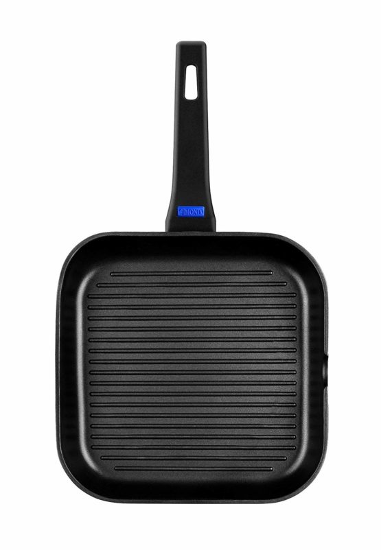 Monix Solid+ Cast Aluminium Non-Stick Flat Griddle Pan, 24 cm - Image 2