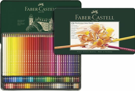 Faber-Castell 110011 Polychromos Colour Pencils, Tin of all 120 Colours - Image 3