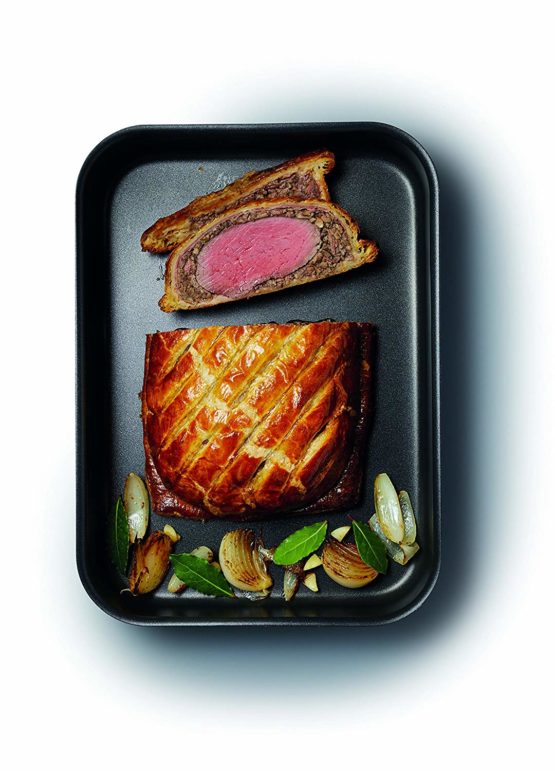 MasterClass MCCHA5NS Hard Anodised Roasting Tin, 42 x 31 cm Teflon Non Stick Coated Large Aluminium Roaster, Black - Image 2