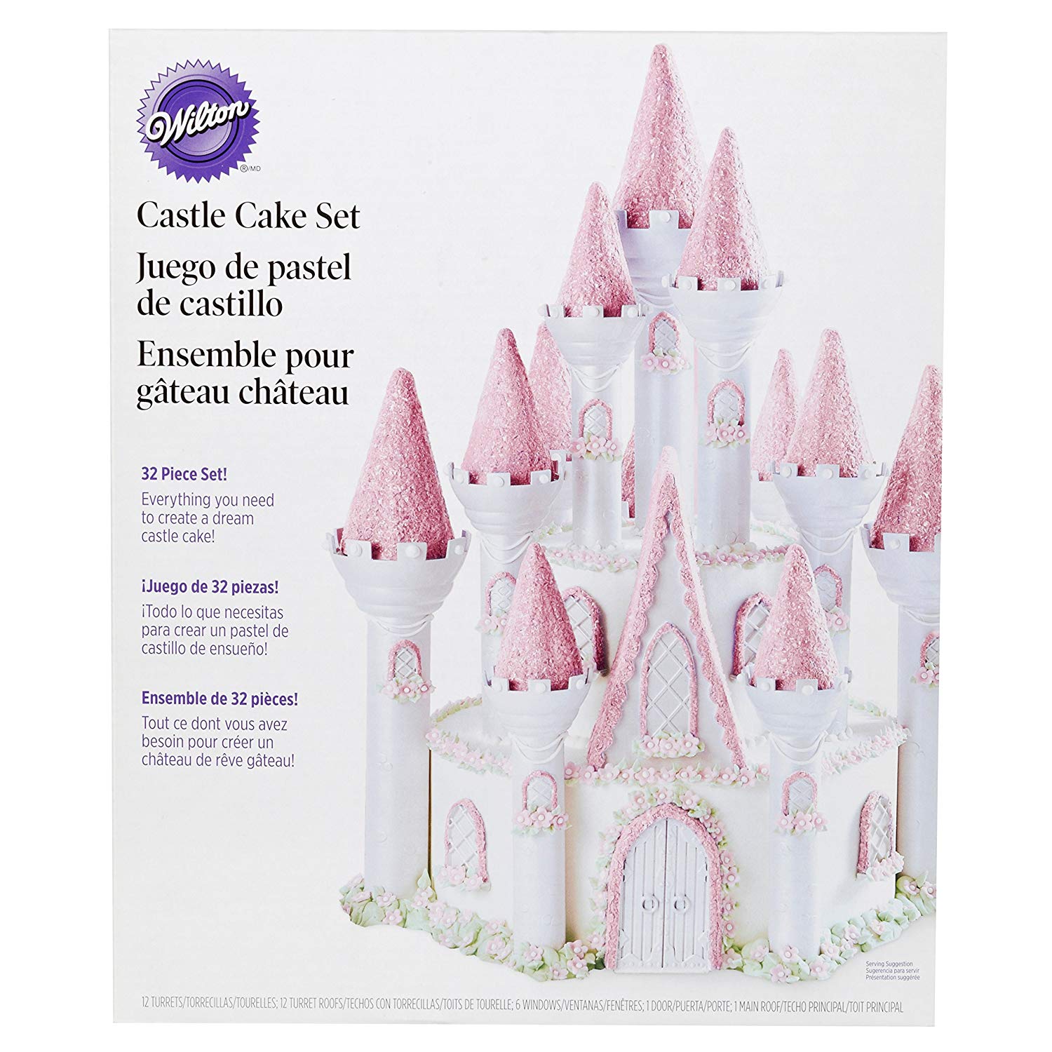 Wilton Castle Cake Tin Set, 32 Pieces, Multicolor, 16.22 x 27.4 x 32.480000000000004 cm - Image 2