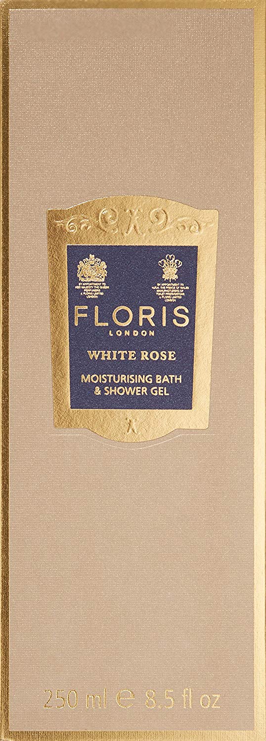 Floris London White Rose Moisturising Bath and Shower Gel 250 ml (Pack of 1) - Image 2