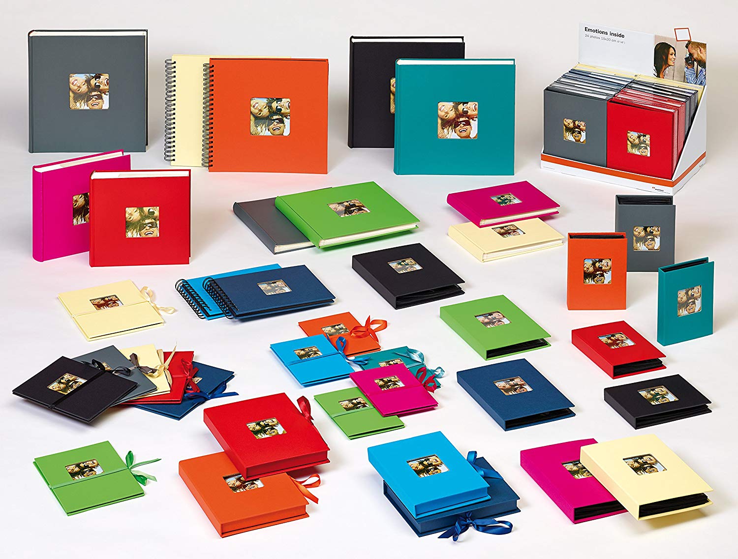 Walther design ME-110-K Fun Trend high quality memo slip-in album with die cut for your personal picture, for 200 photos, 4 x 6 inch (10 x 15 cm), petrol green - Image 2