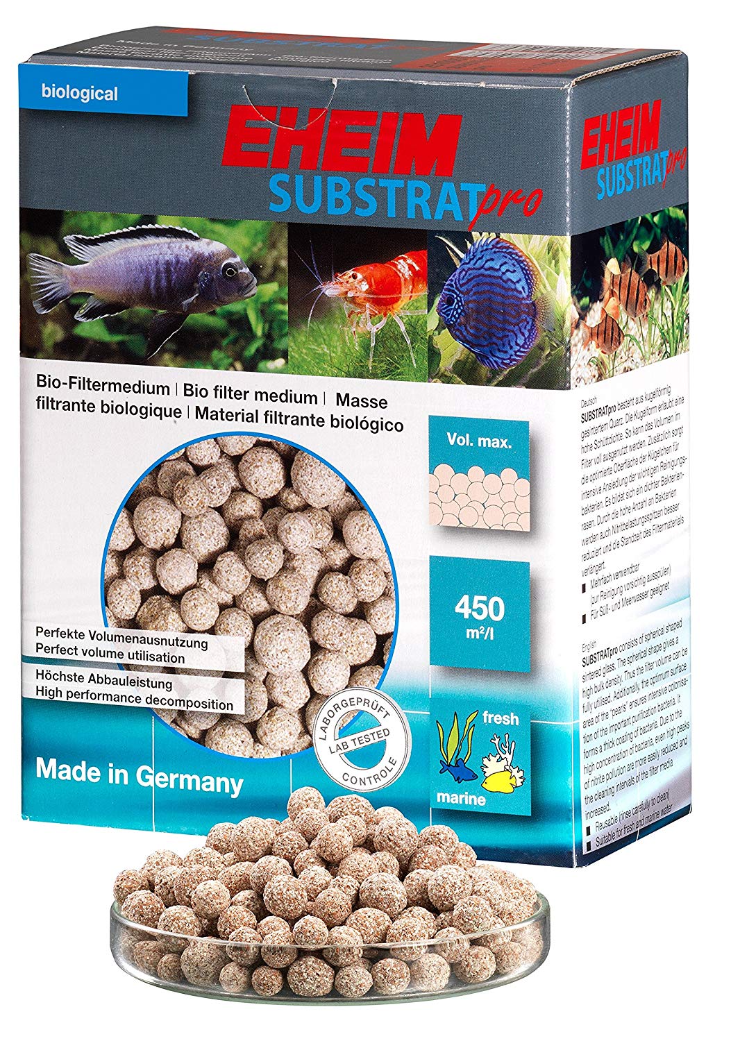 Eheim Substrat Pro Bio-Filter Medium, 1 L filter volume, 720 g, 1000 ml